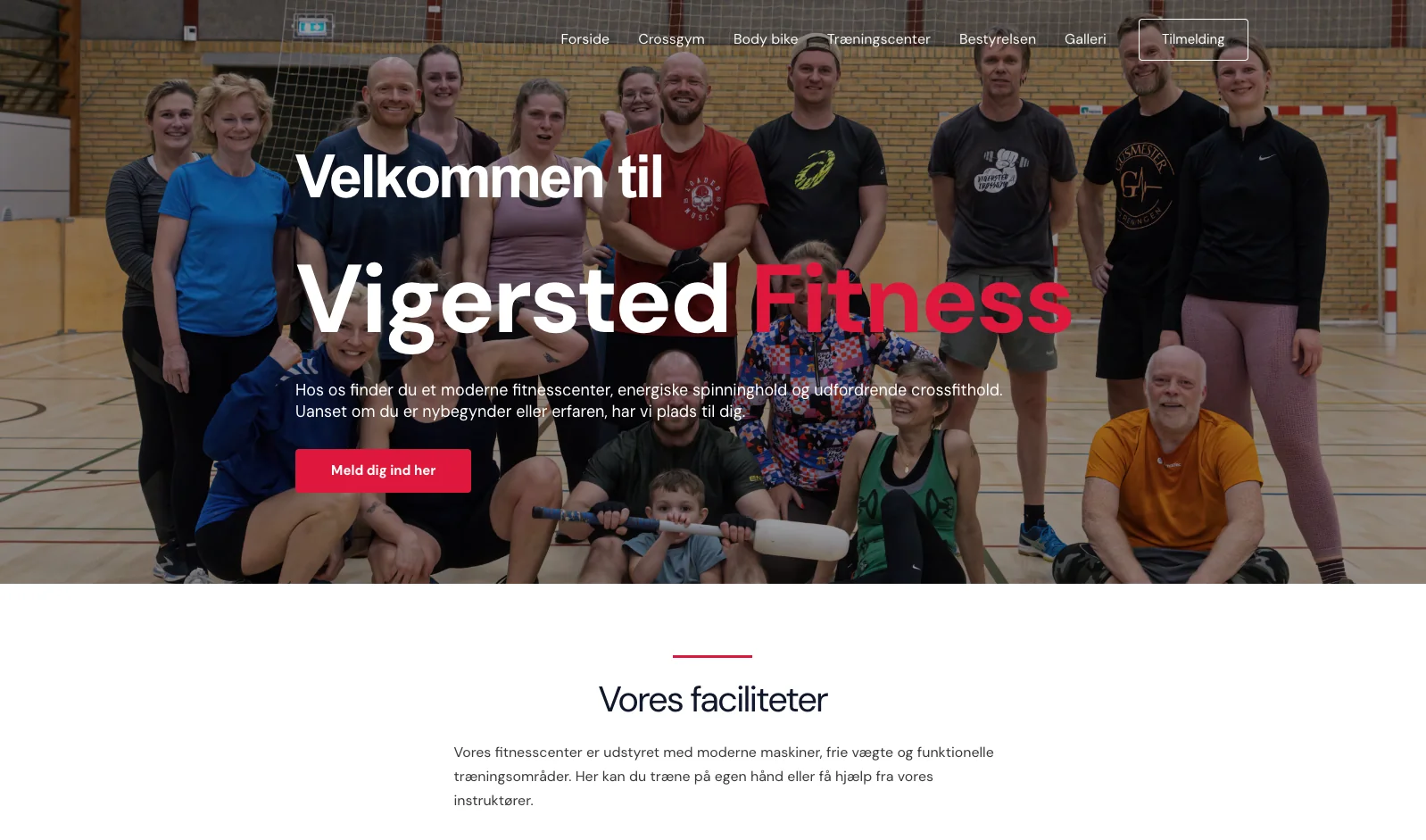 Vigersted Fitness forside